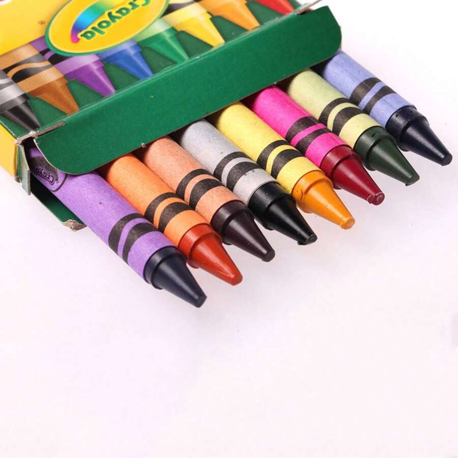 8Color Washable Crayons Can Be Used To Paint On Clothing Without