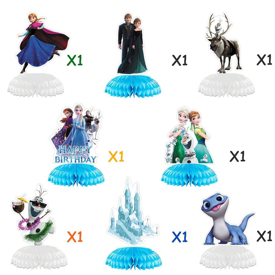 Frozen Centerpieces Table Decorations, Birthday Party