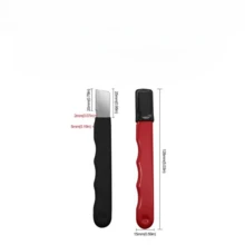 Afilador de tijeras, piedra de afilar para reparar el borde cortante de tijeras de jardín, cizallas eléctricas para podar árboles frutales, utensilio de cocina - rojo - Ver 5