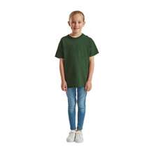 Fruit of the Loom Childrens/Kids Original T-Shirt (Bottle Green) - Dark Green - View 4