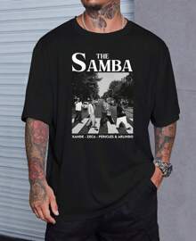 The  Unisex Basic T-Shirt Singers Zeca Xande Pericles Arlindo - Black - View 1