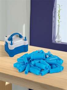 2 件装电动气球泵充气机配件，自动气泵气球机喷嘴零件 - 藍色 - 查看 4