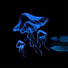 Lighthouse Series Invisible Luminous Ink, Non-Carbon Fluorescent Ink, Back To School/Birthday Gift To Add Interactive Fun, Suitable For Transmitting Secret Messages Or Surprise Confessions,Back To School,School Supplies