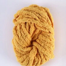 柔软仿猫尾巴粗纱，每捆约 25 米/250 克，手工钩编/针织，适用于婴儿/儿童/成人服装、帽子、鞋子、围巾、毛毯、靠垫、玩偶、装饰品