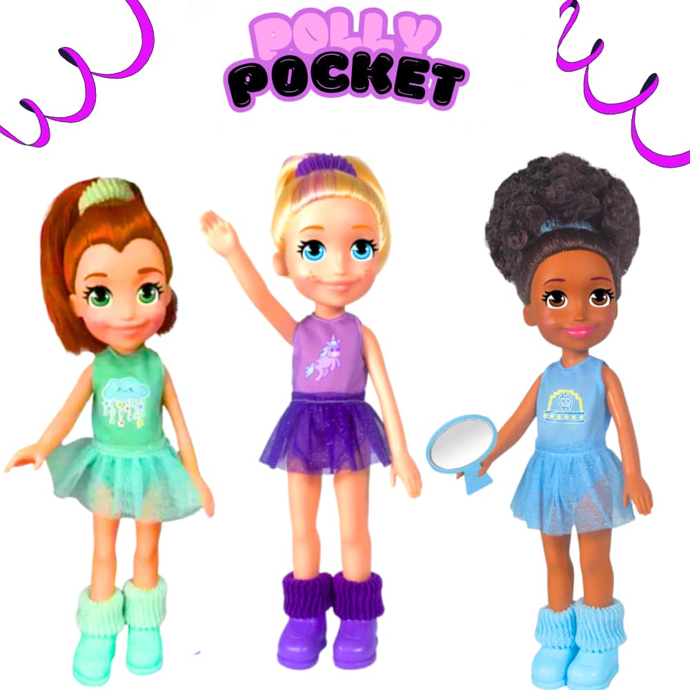 P0lly P0cket 0r1g1nal Gymnast  0r1g1nal M4attel Sh4ny L1la - Màu đỏ tím - Xem 1