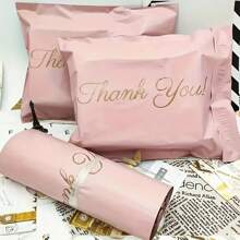 50 Stücke/30 Stücke/20 Stücke/10 Stücke/5 Stücke attraktive rosa Geschenktüten mit Verschluss - Ideale Party-Gastgeschenk Verpackung für Feiern & kleine Unternehmen
