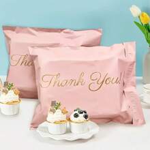 50 Stücke/30 Stücke/20 Stücke/10 Stücke/5 Stücke attraktive rosa Geschenktüten mit Verschluss - Ideale Party-Gastgeschenk Verpackung für Feiern & kleine Unternehmen