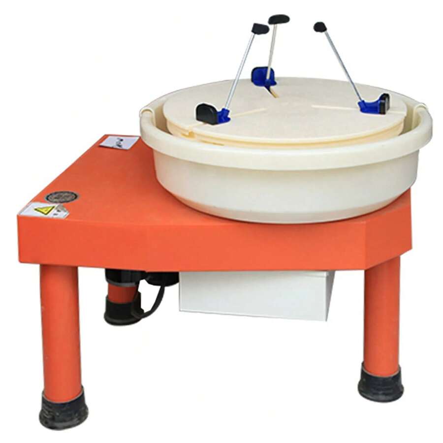 WANLECY Pottery Wheel Ceramic Trim Holder Centers Clip Polymer Scraping Repair Tool USA - Blue and White - View 1