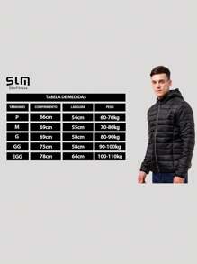Kit com 2 Jaquetas Puffer Bobojaco Masculina Corta Vento Slim