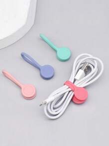 3pcs Magnetic Cable Organizer, Anti-Tangle Earphone & Charging Cable Holder