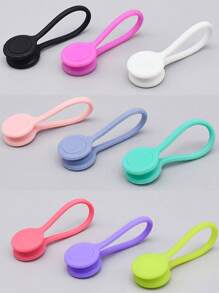 3pcs Magnetic Cable Organizer, Anti-Tangle Earphone & Charging Cable Holder