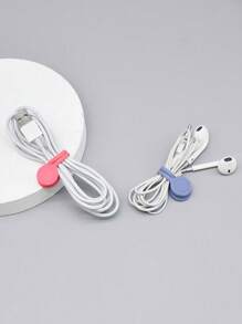 3pcs Magnetic Cable Organizer, Anti-Tangle Earphone & Charging Cable Holder