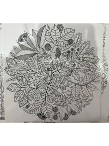 Kit folhas de livro de colorir jardim secreto para pintura Anti Stress
