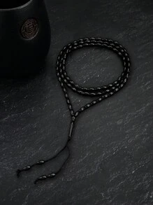 1入組復古崇拜用黑米串珠項鍊，手編手工繩用於祈禱、占卜、手輪轉動珠寶 - 串珠 - 查看 8