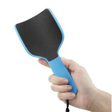 Foot File, U-Shaped Foot Scraper, Foot Rasp, Heel Scraper, Callus Remover, Foot Care Brush - Foot Care Tools - Black - View 4