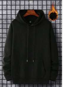 Men's Sweatshirt Streetwear Bear Bear Cold Blouse Premium Coat - màu đen - Xem 2