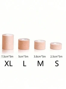 1pc Boob Tape Elastic Fabric, Breast Lift Tape, Adhesive Breathable Nipple Covers For A-E Cup