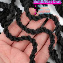18Inch  Wavy Senegalese Twist Crochet Hair Braids Wavy Ends Synthetic Hair Extension Curly Crochet Twist Braiding Hair