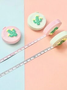 1 thước dây mini, thước kẻ nhỏ mềm dẻo màu Macaron để đo cơ thể, kích thước quần áo - cây xương rồng - Xem 3