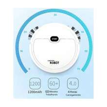 Robot Sweeper/Automatic Vacuum Cleaner Household Dry Cleaning Mopping Broom Smart And Silent - 白色 - 查看 3