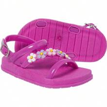 Women's Birken Girl's Papete Strappy Sandal Soft And Lightweight - Birken Florzinha Sandal - 玫紅色 - 查看 4