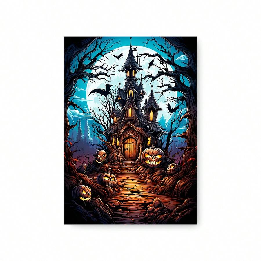 Decorative Cover For Sublimated Rectangular Panel Party And Birthday Decoration Various Themes Adult Children Halloween Macabre Fantasy Party - Tấm hình chữ nhật 733 - Xem 1