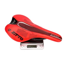 ZTTO MTB Road Bike Saddle Bicycle Seat PU Leather Hollow Breathable Ultralight Seat Cushion Soft Cycling Bike Racing Saddle Seat