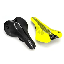 ZTTO MTB Road Bike Saddle Bicycle Seat PU Leather Hollow Breathable Ultralight Seat Cushion Soft Cycling Bike Racing Saddle Seat