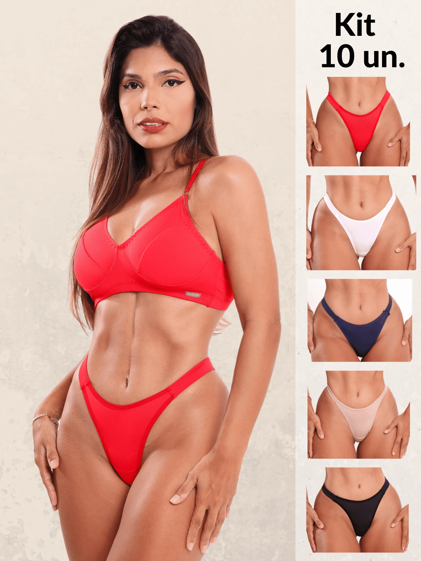 Women Thongs - 彩色 - 查看 1