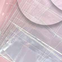 10 张 A4 Kpop 照片卡活页夹多个口袋套 PP 无酸相册补充页卡片印章模具珠宝收纳 - 透明 - 查看 3