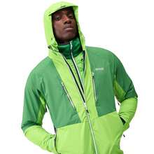 Regatta Mens Sacramento IX 2 In 1 Waterproof Jacket (Jasmine Green/Field Green) - Green - View 5