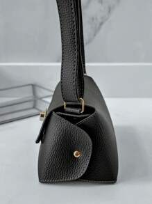 Women's Side Crossbody Bag Ale Small Basic Casual Women - màu đen - Xem 2