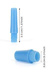 2 件装电动气球泵充气机配件，自动气泵气球机喷嘴零件 - 藍色 - 查看 2