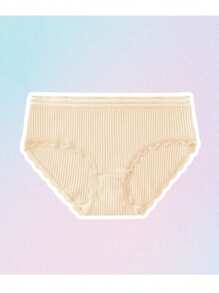 4 calzones lindos para niñas de canalé, cintura elástica, suaves, transpirables. Pantaleta para niñas de canalé - Multicolor - Ver 8