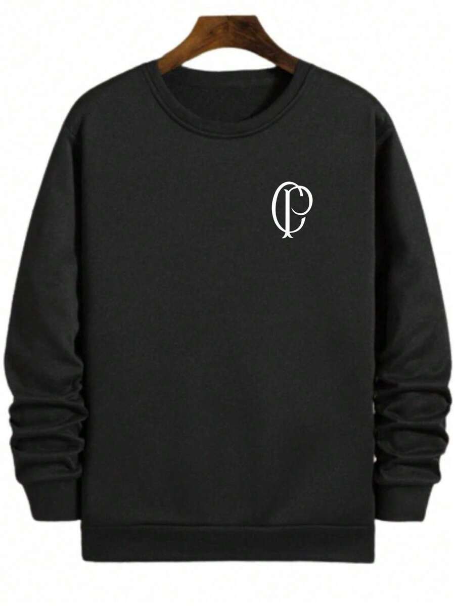 Corinthians Flannel Round Neck Sweatshirt For Men And Women - màu đen - Xem 1