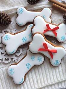 1pc Dog Paw And Bone Shaped Cookie Cutter Mold For DIY - Cookie Cutters - View 5