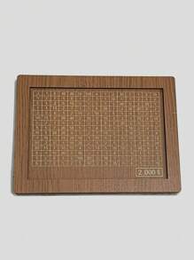 QYeah 1 pezzo Salvadanaio vintage riutilizzabile, cassetta di legno per il deposito delle monete con obiettivo di risparmio, salvadanaio decorativo per casa, soggiorno, ufficio - realizzato in legno grezzo, il miglior regalo - Multicolore - Visualizzare 16