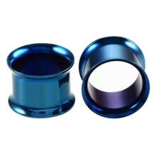 2PCS Round Ear Gauges 316 Stainless Steel Tunnels Plugs Expander Stretchers Piercing Women Body Jewelry Daily - Round - View 40