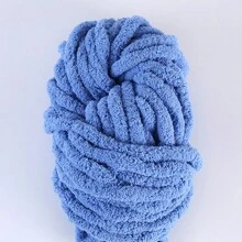 柔软仿猫尾巴粗纱，每捆约 25 米/250 克，手工钩编/针织，适用于婴儿/儿童/成人服装、帽子、鞋子、围巾、毛毯、靠垫、玩偶、装饰品