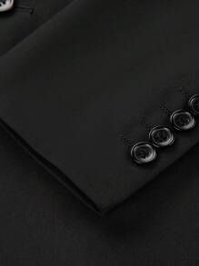 Men Casual Mens Jacket Slim Fit Men's Blazer Outfit Notch Lapel Men's Sport Coats & Blazers Concert Graduation Season Size XS-3XL Men's Spring New Products Suit Sets For Wedding Concert  Graduation Season - 黑色 - 查看 4