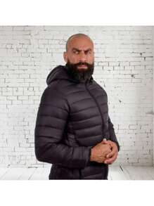 Bobo Jac Gominha Men's Black Jacket With Removable Hood - Black - View 3