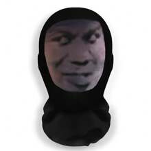 Máscara de malla de serie burlona de máscaras con expresión divertida - multicolor - Ver 6