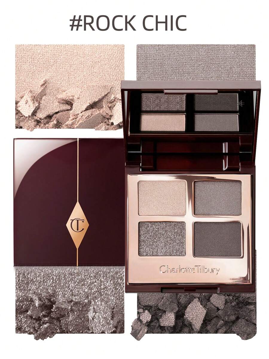 CHARLOTTE TILBURY LUXURY PALETTE #TNE ROCK CHIC 5.2g Y2K 彩妆派对海滩旅游度假露营户外礼物玫瑰时尚女孩化妆品角色扮演最佳旅行节日色彩花式校园学校魅力氛围 - TNE ROCK CHIC - 查看 1