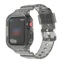 Potrivit pentru Applewatch Cureau Glacier Watch Strap Tpu Transparent Curea Apple Watch integrată
