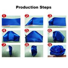 100 Pieces Of Handmade Ribbon Petals, Handmade Rose Petals, Handmade Flower Fresh Semi-Finished Products, Very Suitable For DIY Making Eternal Bouquets, Wedding Roses, Gift Flowers And Ramos Flower Arrangements - Can Be Used To Decorate The Living Room And Bedroom, Or As Gifts For Couple, Parents, Family And Friends, Reduce Your Repetitive Work, Easily And Efficiently Make The Gifts You Want,