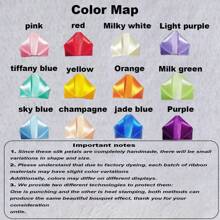 100 Pieces Of Handmade Ribbon Petals, Handmade Rose Petals, Handmade Flower Fresh Semi-Finished Products, Very Suitable For DIY Making Eternal Bouquets, Wedding Roses, Gift Flowers And Ramos Flower Arrangements - Can Be Used To Decorate The Living Room And Bedroom, Or As Gifts For Couple, Parents, Family And Friends, Reduce Your Repetitive Work, Easily And Efficiently Make The Gifts You Want,