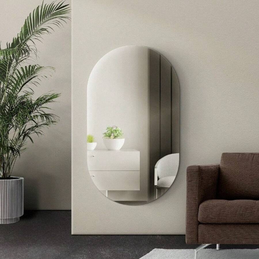 ORGANIC DECORATIVE CUT MIRROR 50CMX30CM E07 COLORLESS WITHOUT DISTORTIONS IMMEDIATE SHIPPING PROMOTION LAUNCH - Multicolor - Ver 1