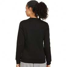 Womens/Ladies ESS Logo Sweatshirt (Puma Black) - 01 Matt Black - View 6