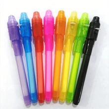 Multi-Function Invisible UV Fluorescent Marker Pen, LED Electronic Blacklight Counterfeit Bill Detector Pen, Creative Ultraviolet Highlighterstocking Fillers For Teenagers,Jugetes,Highlighters Pen,Back To School - Multicolor - View 5