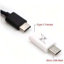 Micro USB Male To Type C (Type-C) Female Converter Adapter - 彩色 - 查看 4